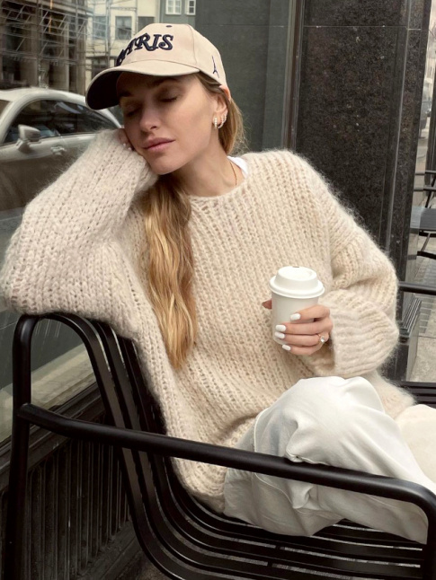 Blanc + beige mousseux = le bon mix