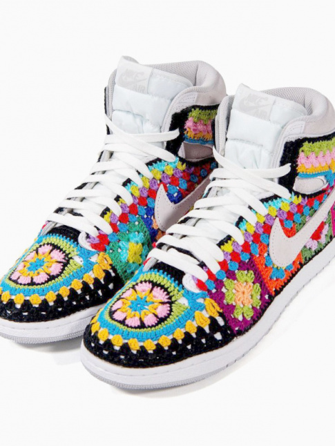 Crochet + baskets iconiques = le bon mix