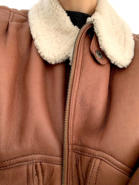 Wanted : un blouson en shearling vintage !