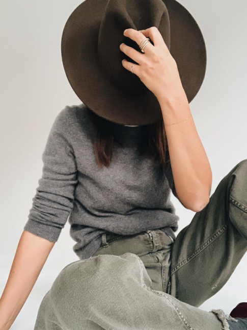 Tenue casual + feutre = le bon mix