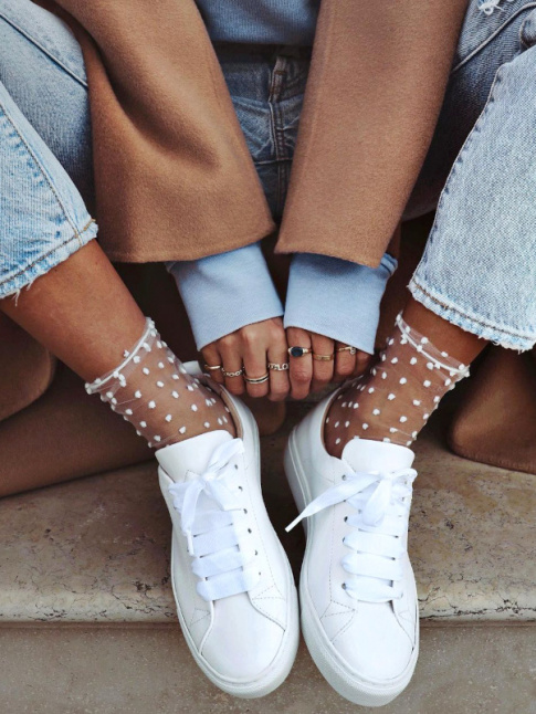 Oui au mix matire dlicate/look automnal !