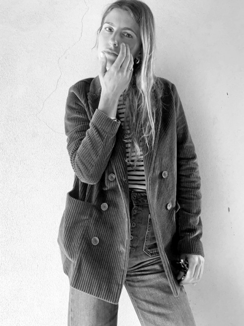 Wanted : un blazer en velours un brin large !