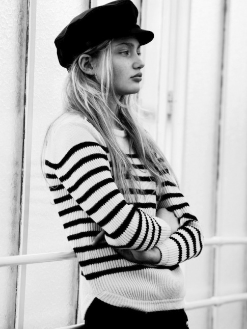 Le look de matelot boudeur... toujours une bonne ide !