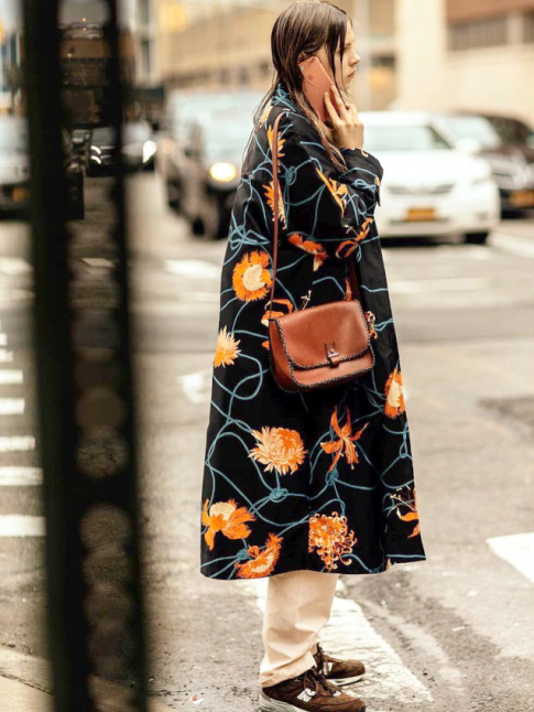 Le long manteau imprim : un booster d'allure infiniment efficace !