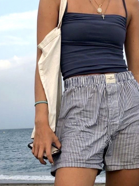 Le caleon d'intrieur : un parfait short de plage !