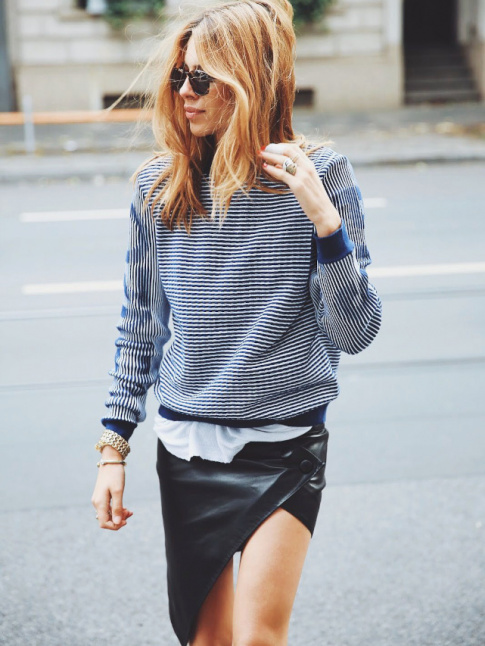 Oui au mix and match casual/sexy !