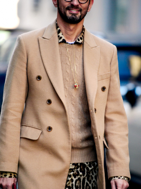 Lopard + beige classique = le bon mix