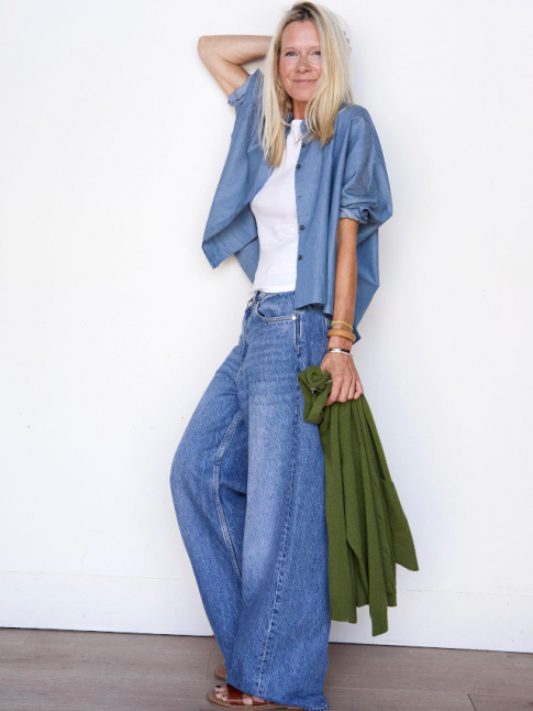 Le jean large idal se trouve apparemment chez Arket...