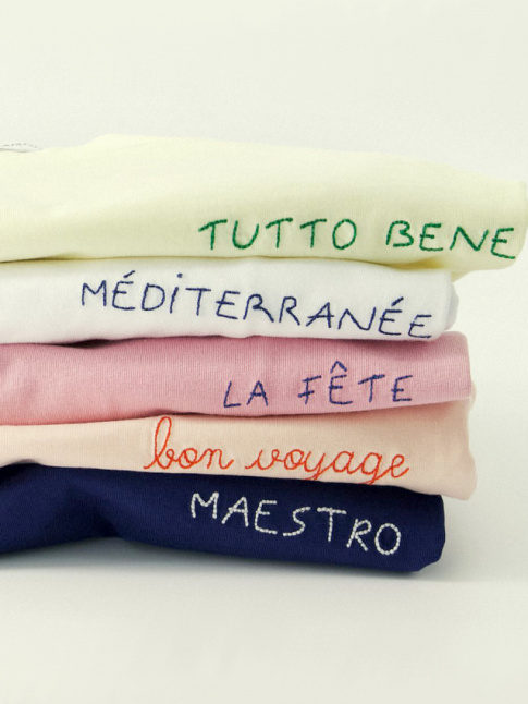 Apprendre  broder, ou comment twister le moindre de ses tee-shirts !