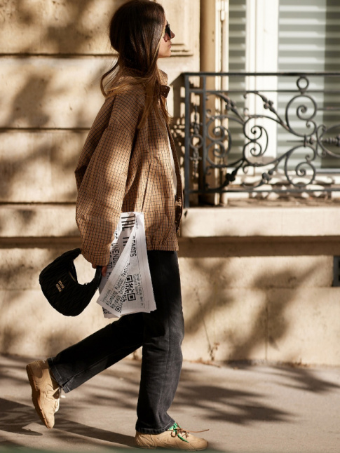 Wanted : un blouson  carreaux un peu trop grand !