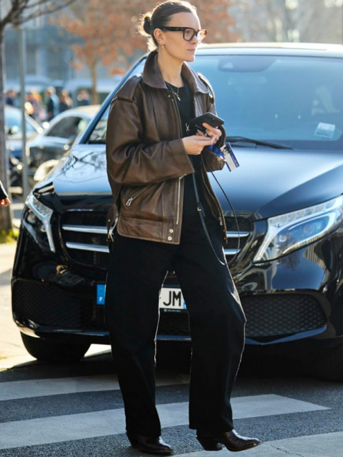 Marron + noir = le bon mix