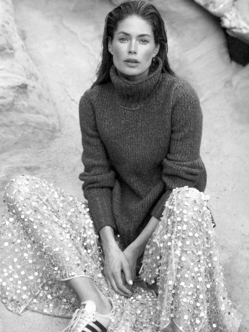 Grosse laine + sequins = le bon mix