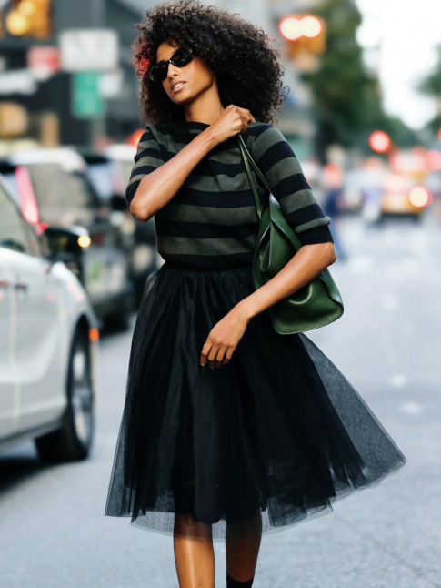 Trait sur une note urbaine/chic, le tutu gagne en potentiel !