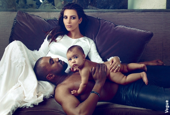 Kim Kardashian & Kanye West - Vogue US