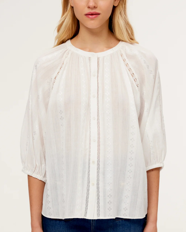 Blouse blanche femme