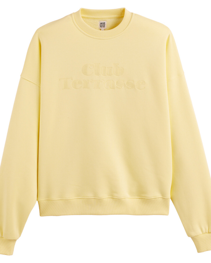 Sweat jaune La Redoute