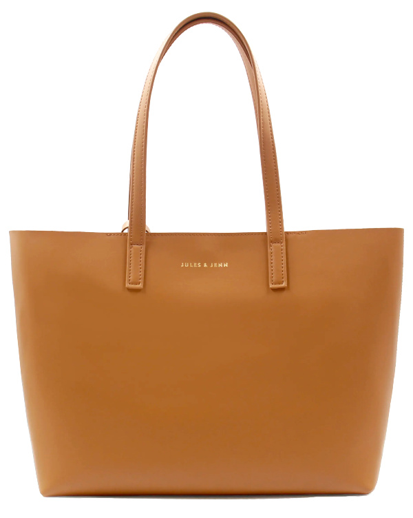 Sac cabas cuir camel