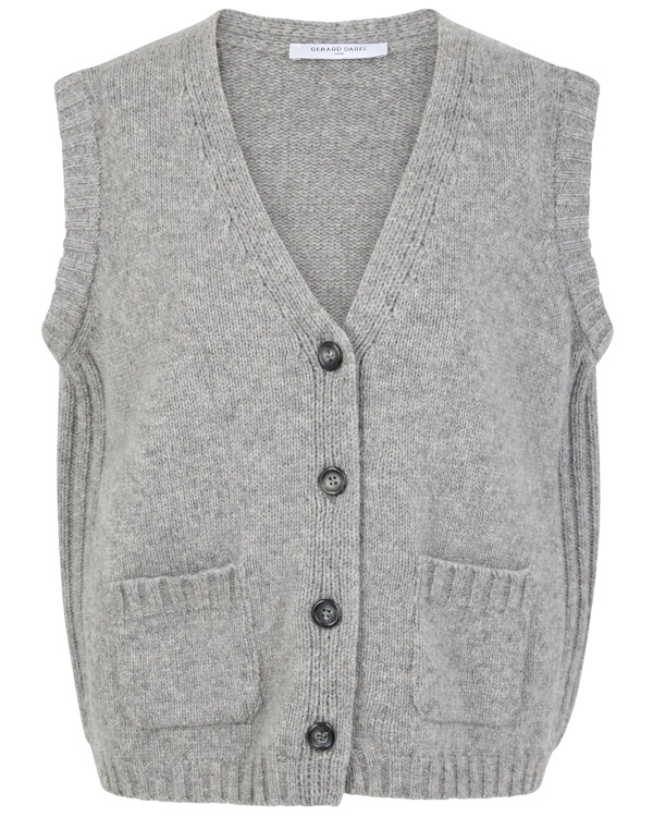 Gilet sans manche gris