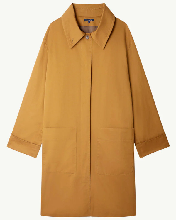 Trench en gabardine dperlante