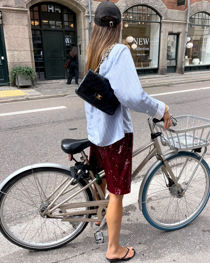 On aime quand les sequins s'invitent dans les looks du quotidien !