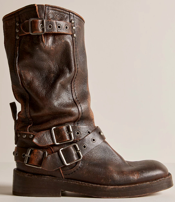 Bottes d'ingnieur marron