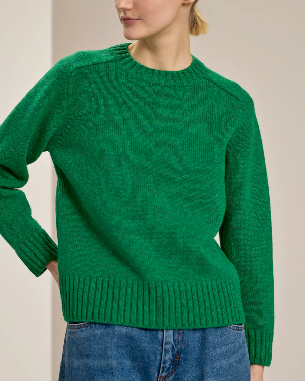 pull col rond vert