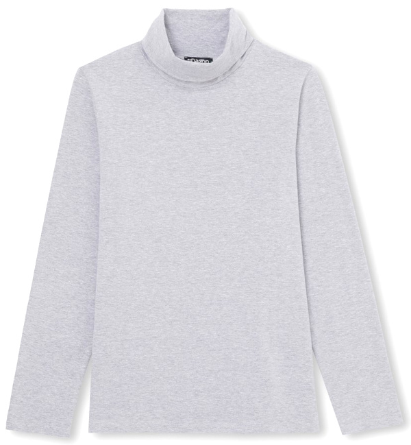 Sous-pull col roul gris