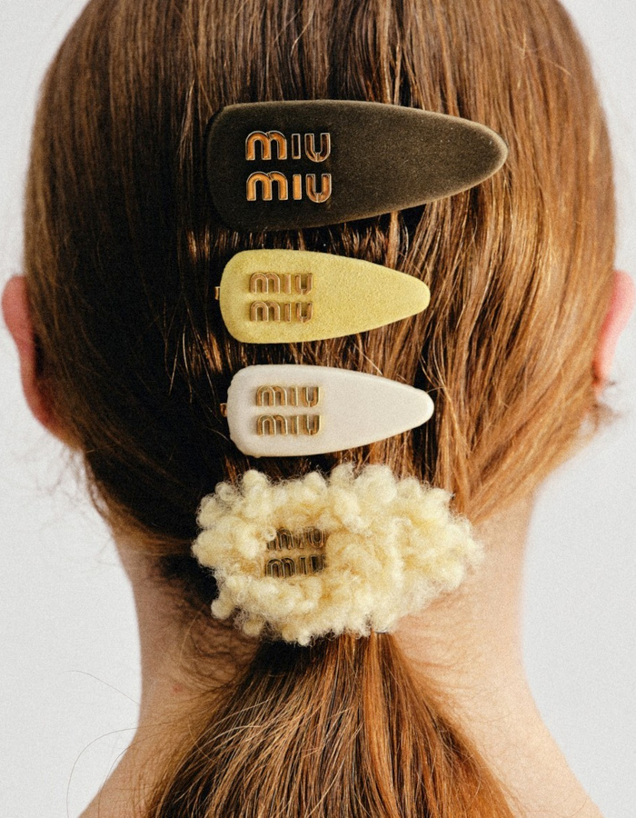 Barrettes Miu Miu