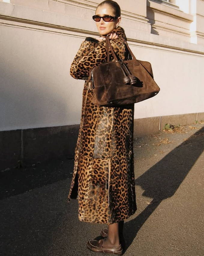 Pour ou contre le mix mocassins/manteau léopard 3/4 ?