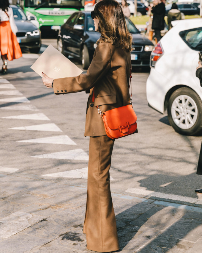 Marron clair + touche d'orange = le bon mix