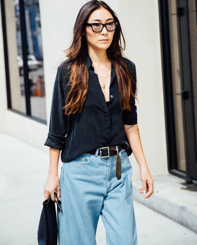 Mêlant dégaine boyish et énergie féminine, ce look a tout bon !