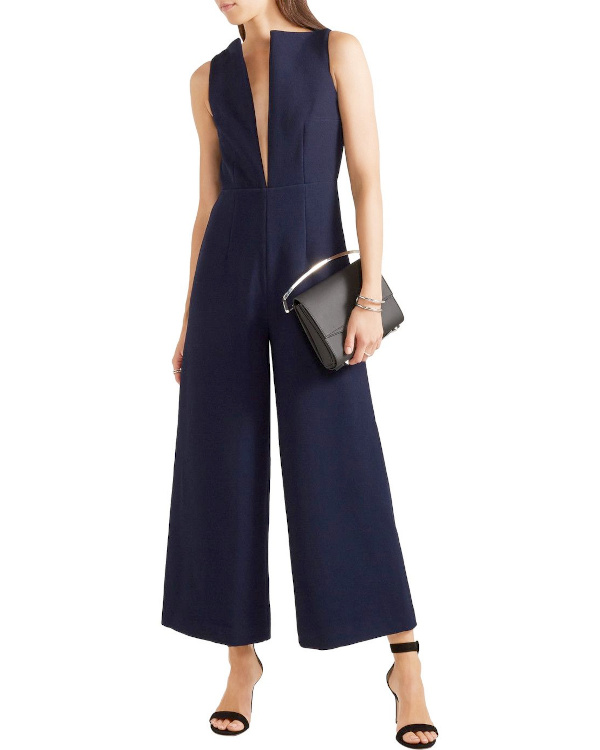 Tenue de mariage combinaison bleu marine