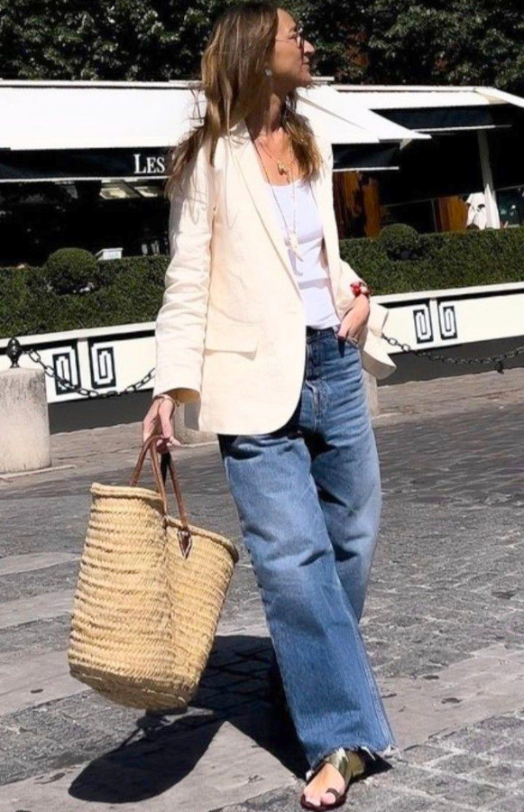 Wanted : un blazer blanc à porter en mode estival !