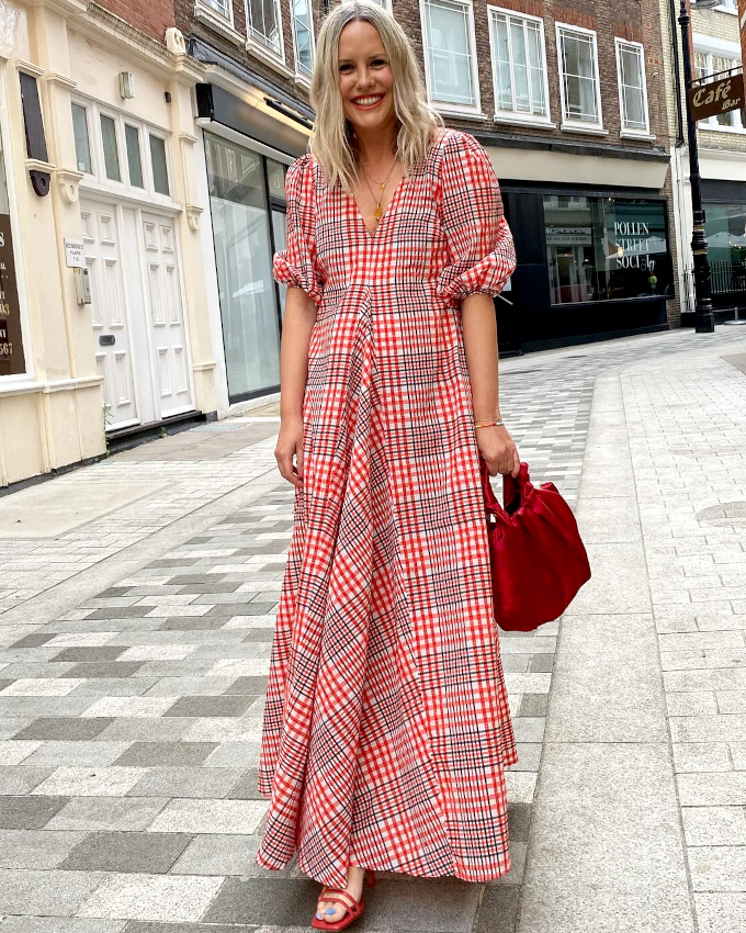 Envie de longues robes à carreaux !