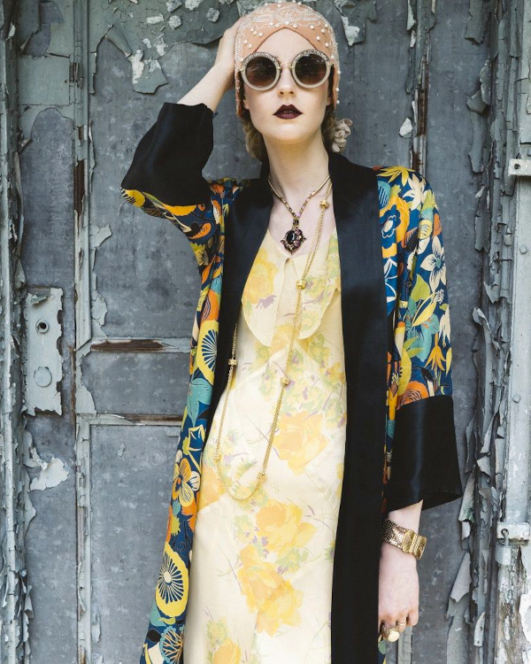 Kimono fleuri