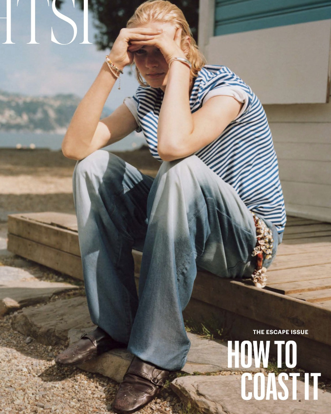 Jean boyfriend + tee-shirt marinière = le bon mix