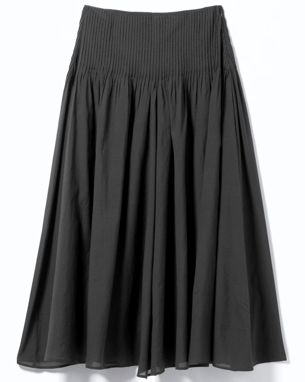 JUPE LONGUE PLISSE TAILLE MI-HAUTE