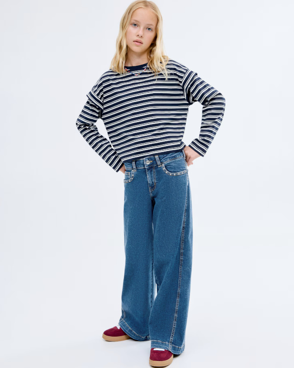Marinire bleue + jean
