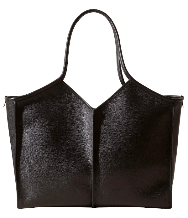 Sac Calella Squared Medium Cuir Grain | Noir