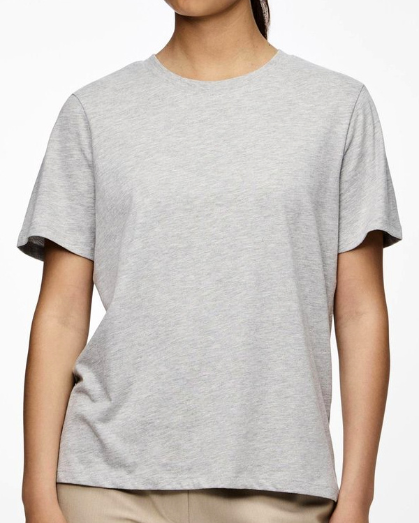 Coton T-Shirt gris