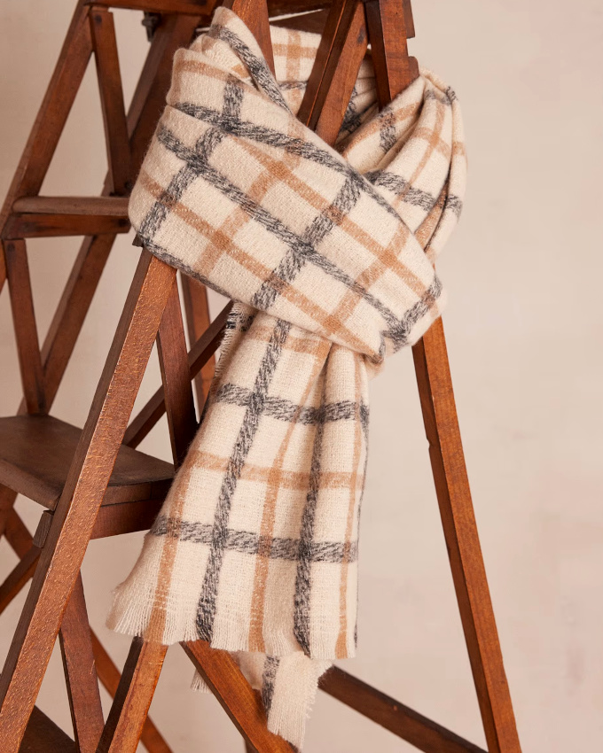 �charpe � carreaux