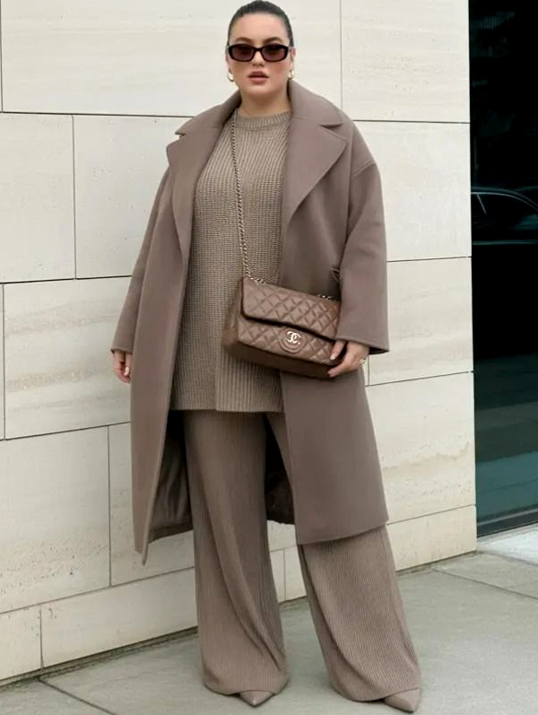 Look hiver femme ronde