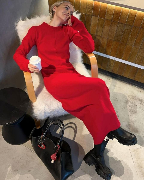 Robe noire + bottines noires