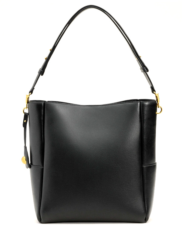 Sac Seau Noir Carrousel En Cuir Lisse NOIR