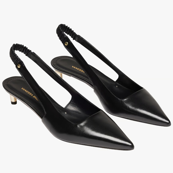 Escarpins en cuir - Noir