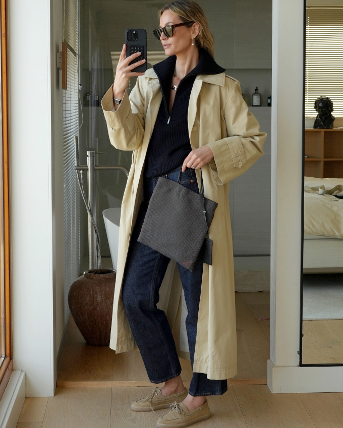 Trench + pull camionneur = le bon mix