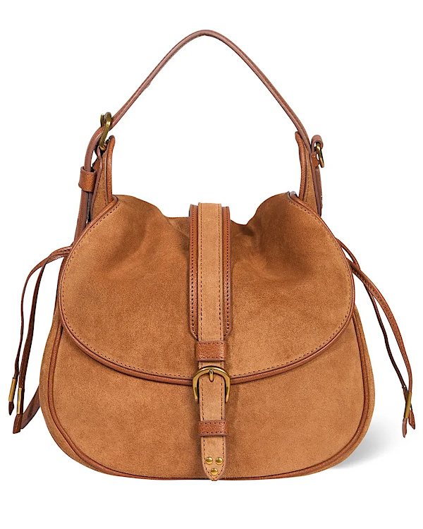 Sac Gildas Croute Velours | Caramel